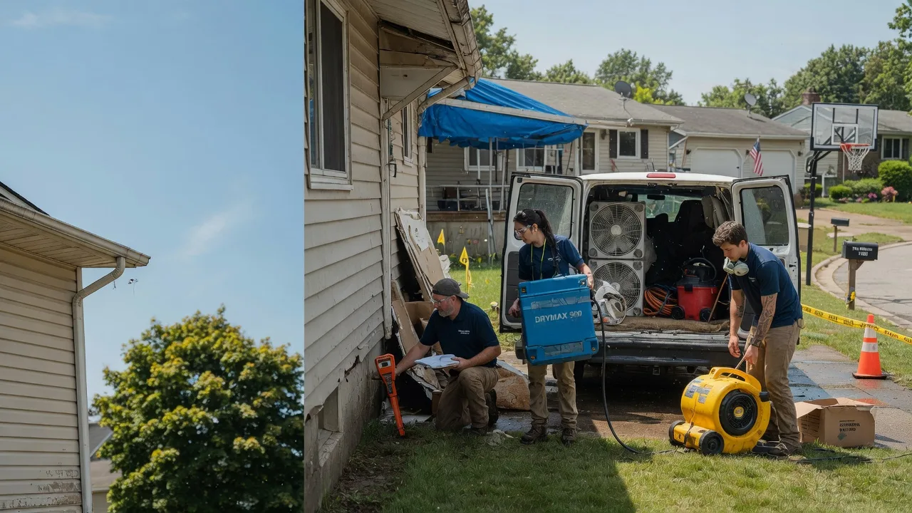 Ceiling Leak Cleanup in Jackson, OH near me